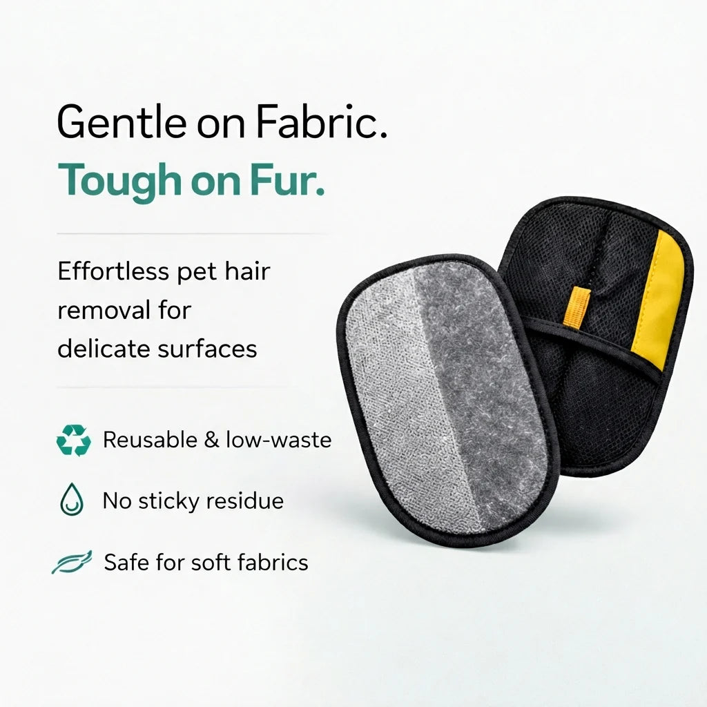 Pet Hair Cleaning Removal Gloves