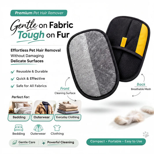 Pet Hair Cleaning Removal Gloves