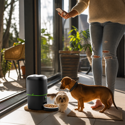 Smart Automatic Pet Feeder with Camera
