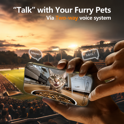 Smart Automatic Pet Feeder with Camera