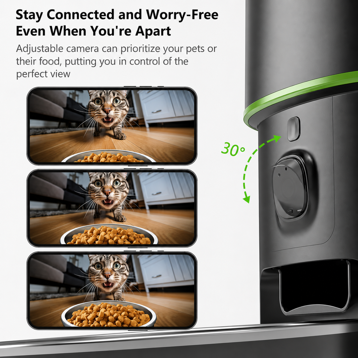 Smart Automatic Pet Feeder with Camera
