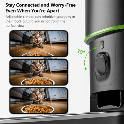 Smart Automatic Pet Feeder with Camera