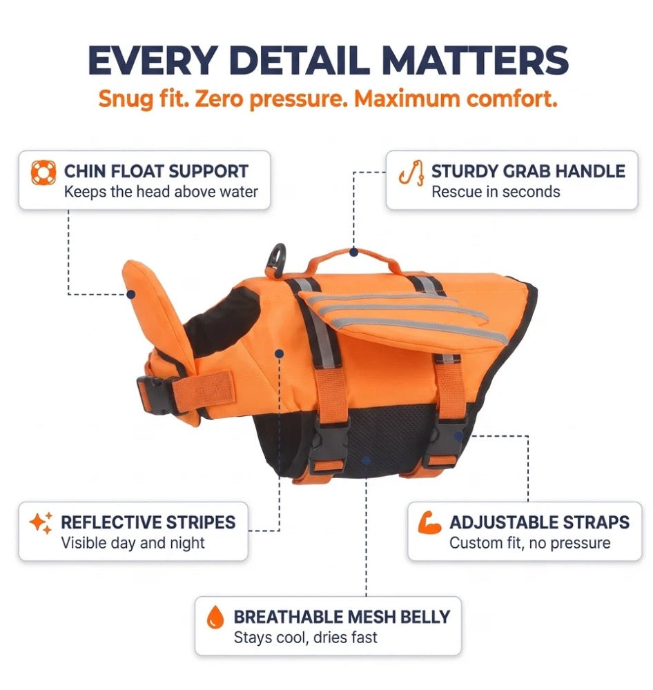 The ChinRest™ Dog Life Vest